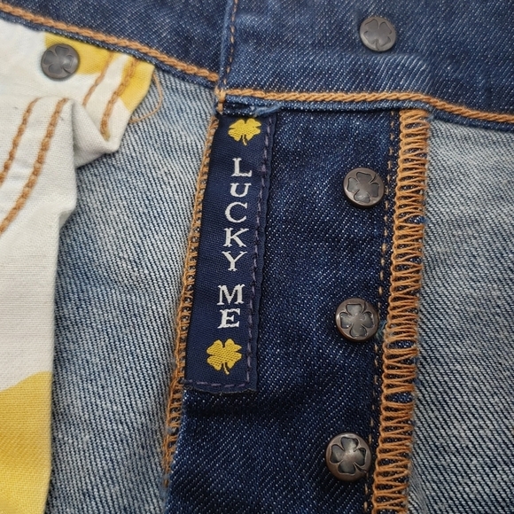 Lucky Brand Women US Size 4 Waist 27 Sienna Tomboy Straight dark blue jeans - Picture 6 of 12